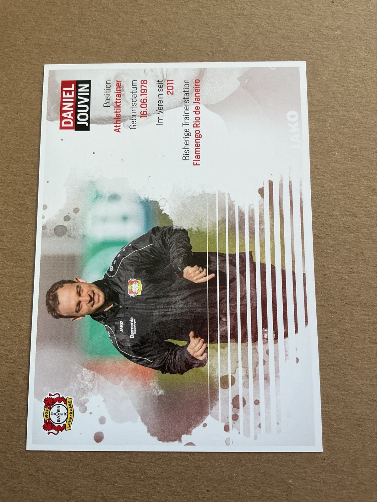 Daniel Jouvin, Brazil 🇧🇷 Bayer 04 Leverkusen 2017/18 hand signed - Autographs-World