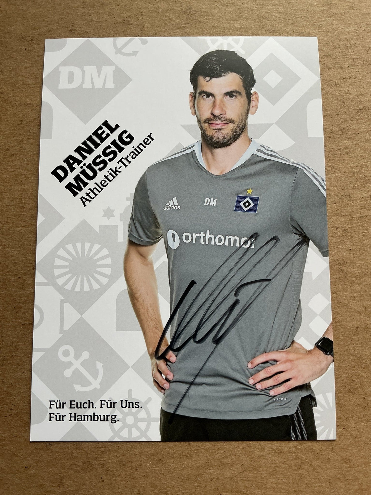 Daniel Müssig, Germany 🇩🇪 Hamburger SV 2021/22 hand signed - Autographs-World