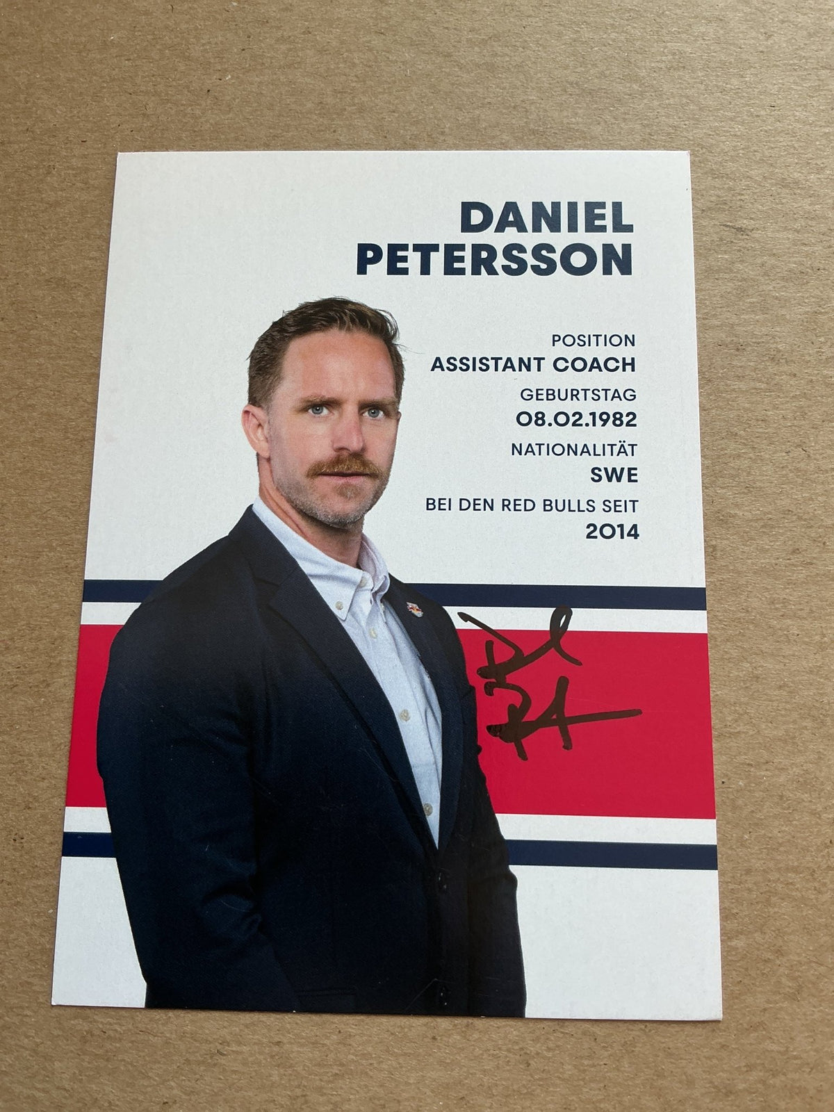 Daniel Petersson, Sweden 🇸🇪 EC Red Bull Salzburg 2024/25 hand signed - Autographs-World