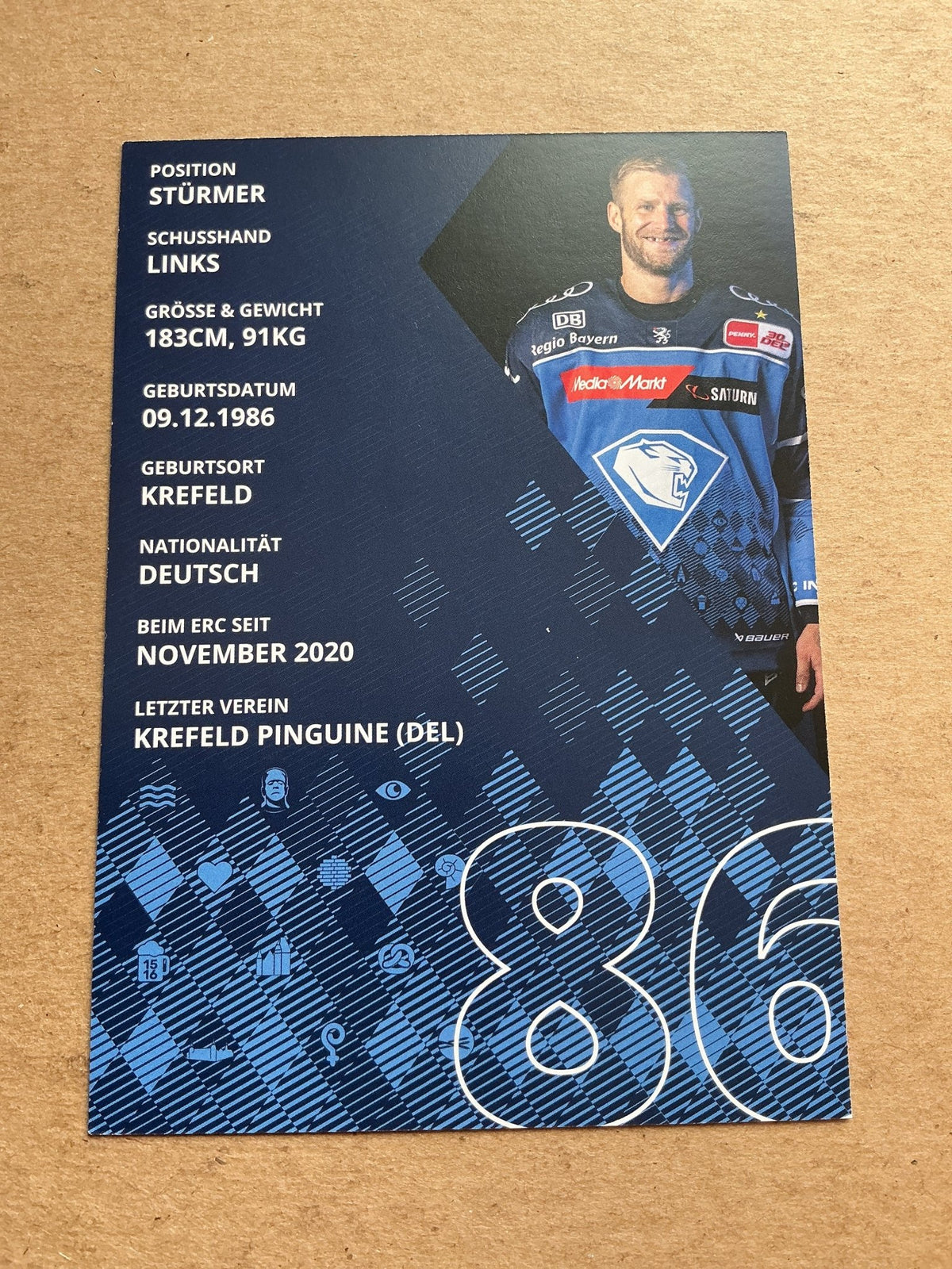 Daniel Pietta, Germany 🇩🇪 ERC Ingolstadt 2023/24 hand signed - Autographs-World