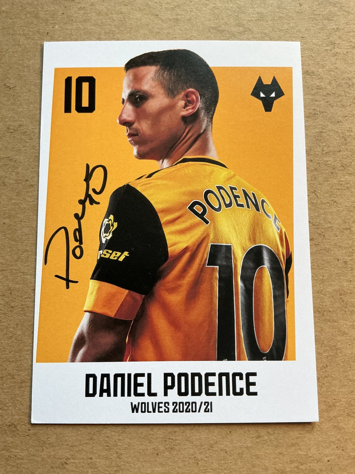 Daniel Podence, Portugal 🇵🇹 Wolverhampton Wanderers 2020/21 hand signed - Autographs-World