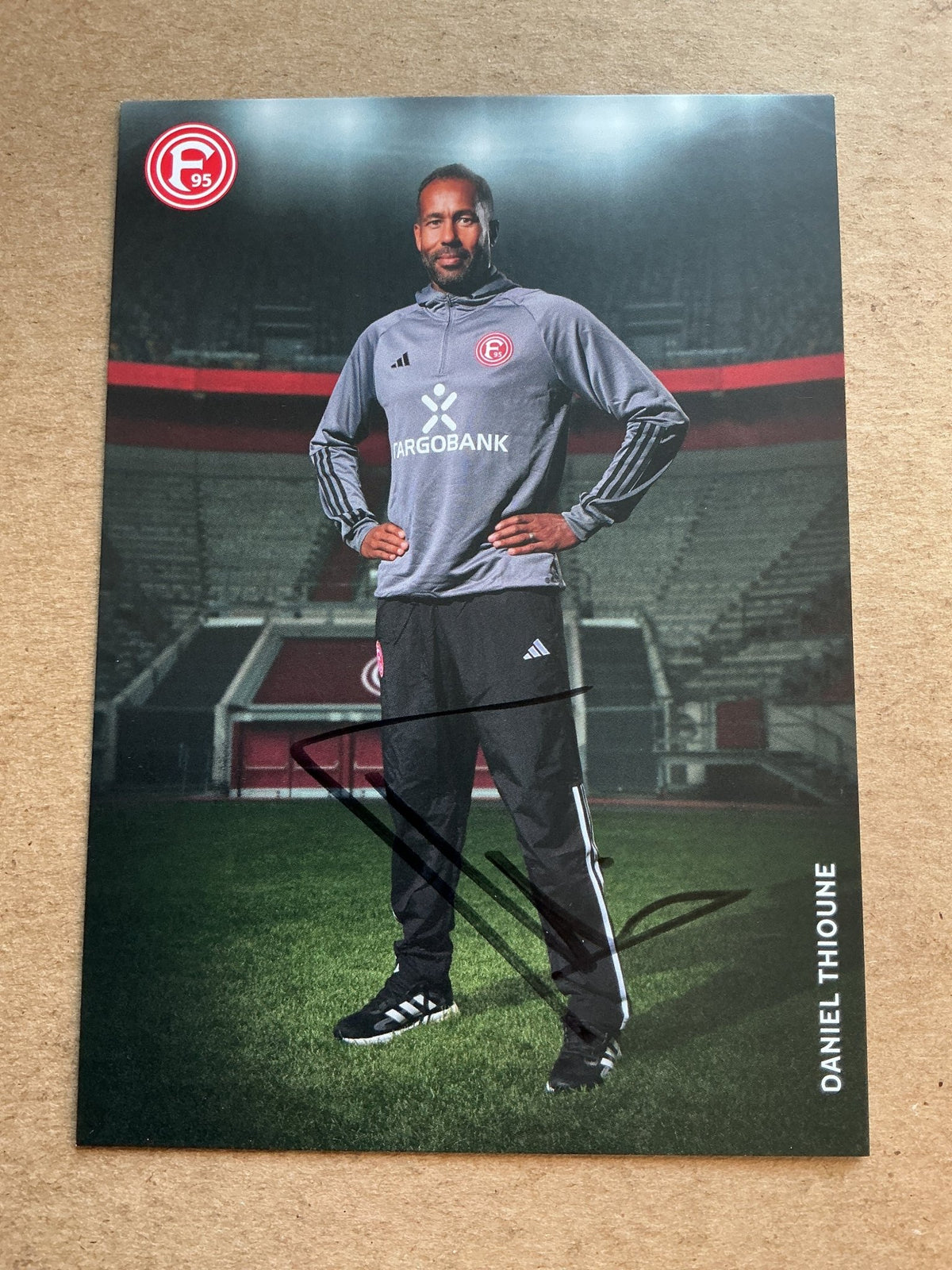 Daniel Thioune, Germany 🇩🇪 Fortuna Düsseldorf 2023/24 hand signed - Autographs-World