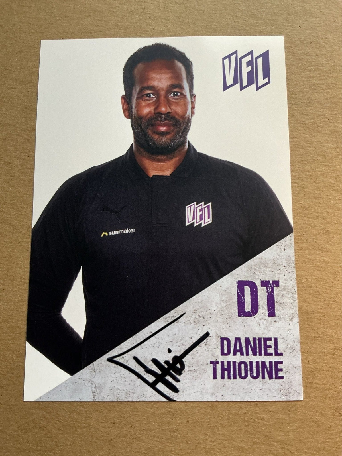 Daniel Thioune, Germany 🇩🇪 VfL Osnabrück 2018/19 hand signed - Autographs-World