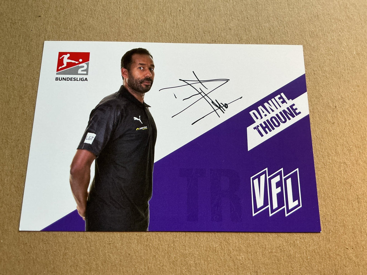 Daniel Thioune, Germany 🇩🇪 VfL Osnabrück 2019/20 hand signed - Autographs-World