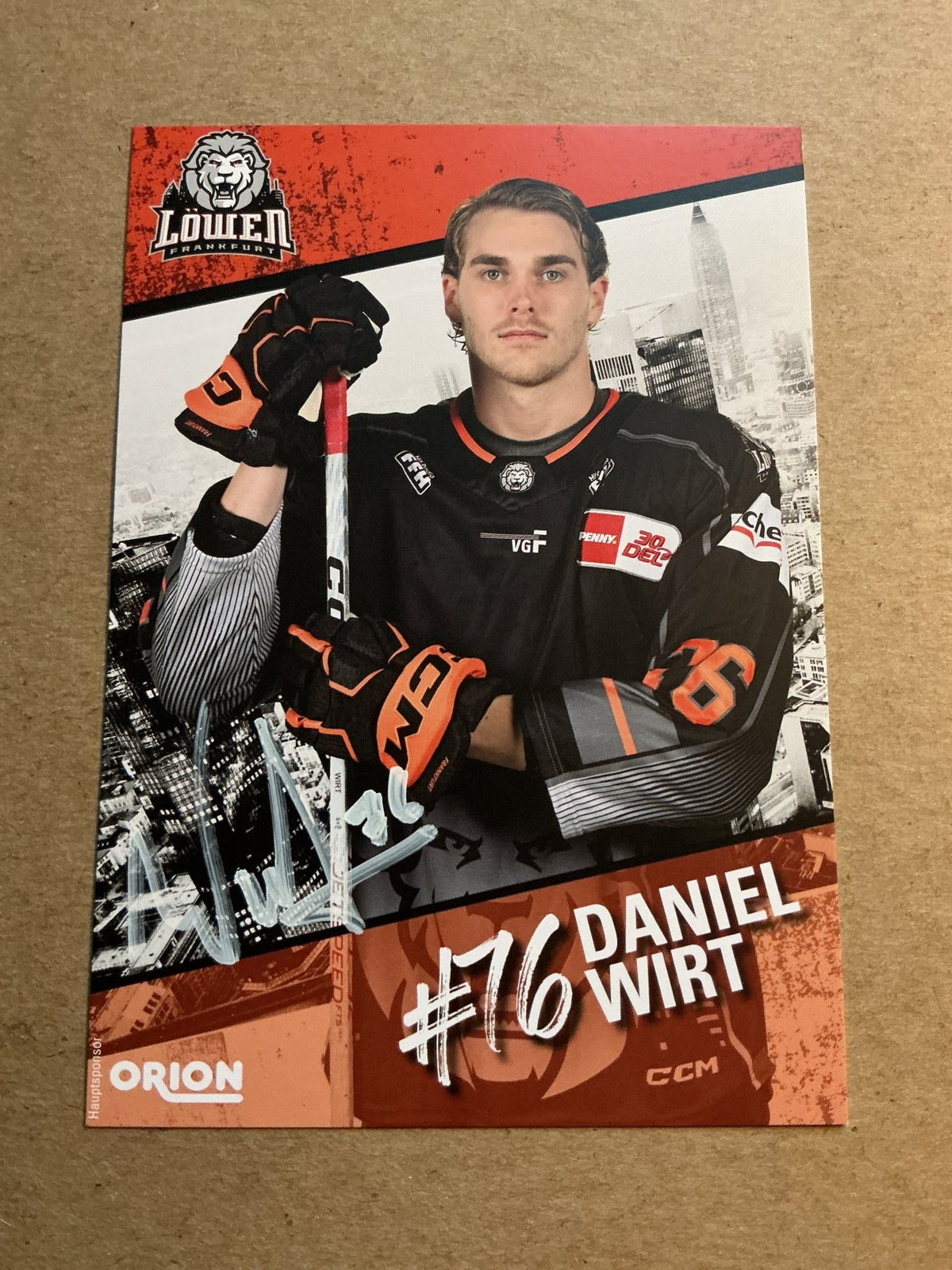 Daniel Wirt, Germany 🇩🇪 Löwen Frankfurt 2023/24 hand signed - Autographs-World