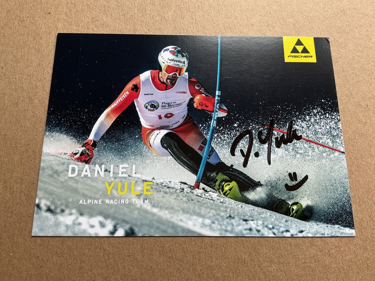 Daniel Yule, Switzerland 🇨🇭 Alpine Winter 2022/23 hand signed - Autographs-World