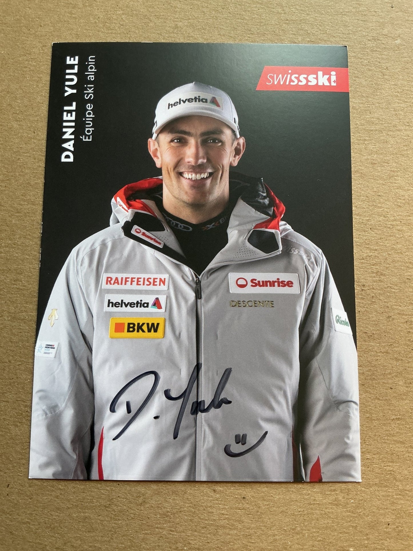 Daniel Yule, Switzerland 🇨🇭 Alpine Winter 2025/26 hand signed - Autographs-World