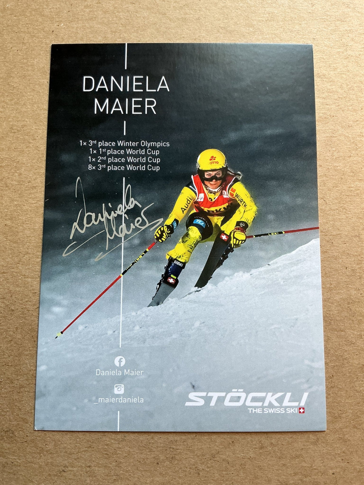 Daniela Maier, Germany 🇩🇪 Skicross Winter Sports 2024/25 hand signed - Autographs-World