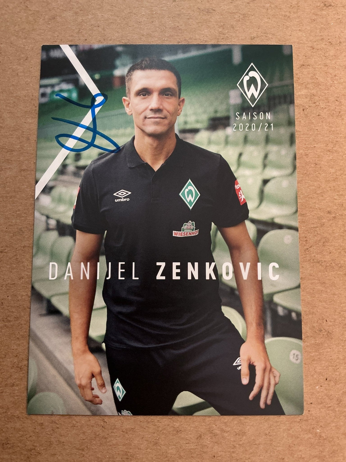 Danijel Zenkovic, Austria 🇦🇹 SV Werder Bremen 2020/21 hand signed - Autographs-World