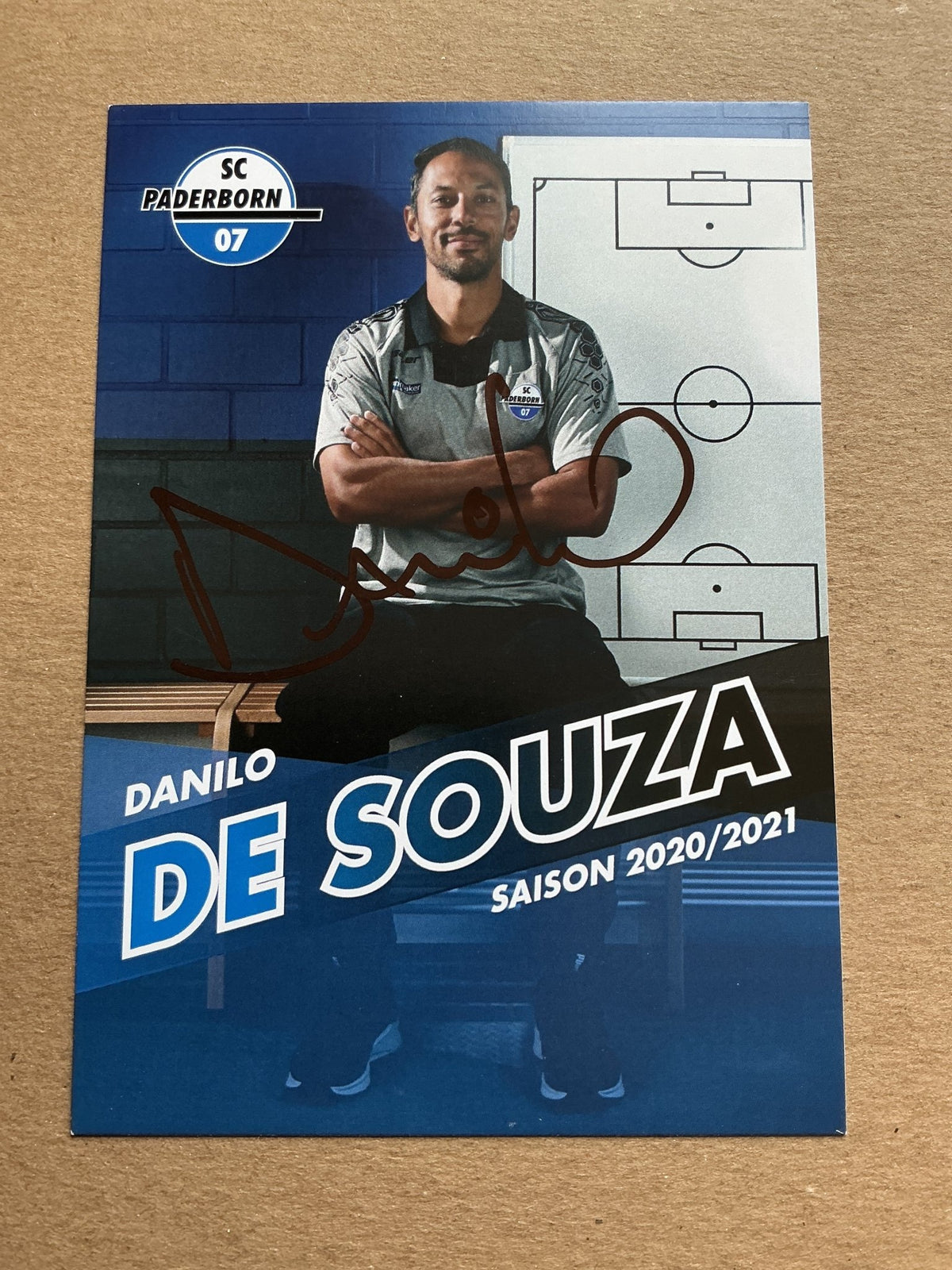 Danilo de Souza, Brazil 🇧🇷 SC Paderborn 07 2020/21 hand signed - Autographs-World