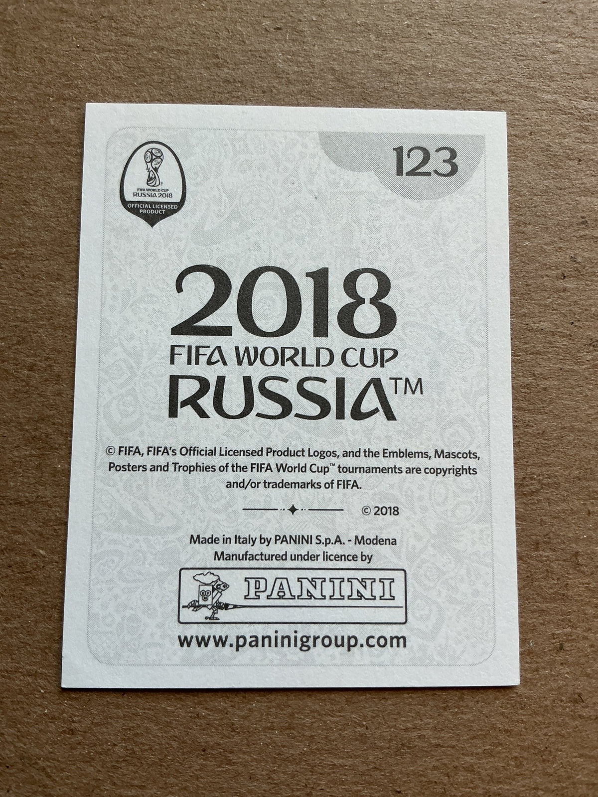 Danilo Pereira, Portugal 🇵🇹 FIFA World Cup 2018 Panini hand signed - Autographs-World