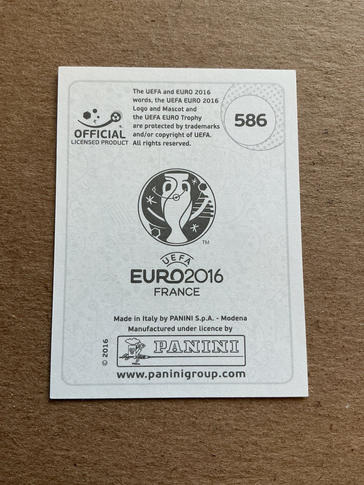 Danilo Pereira, Portugal 🇵🇹 UEFA Euro 2016 Panini hand signed - Autographs-World