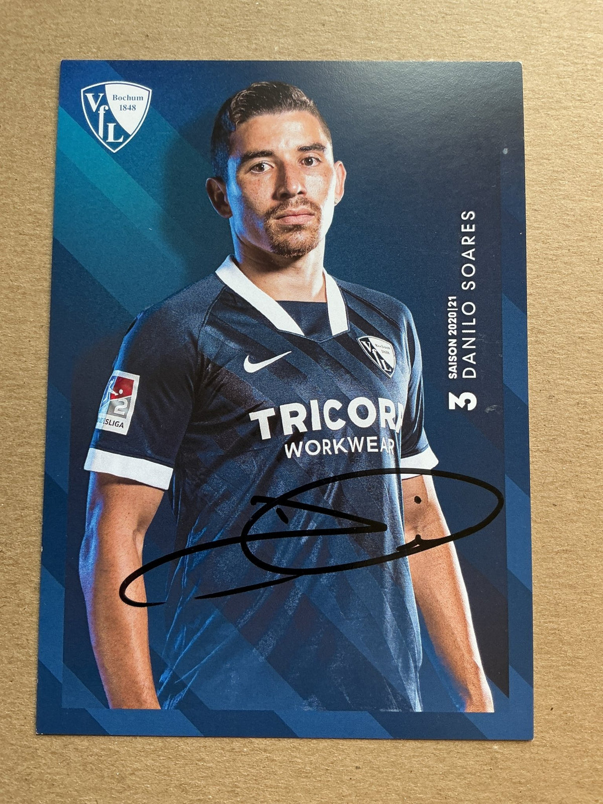 Danilo Soares, Brazil 🇧🇷 VfL Bochum 2020/21 hand signed - Autographs-World