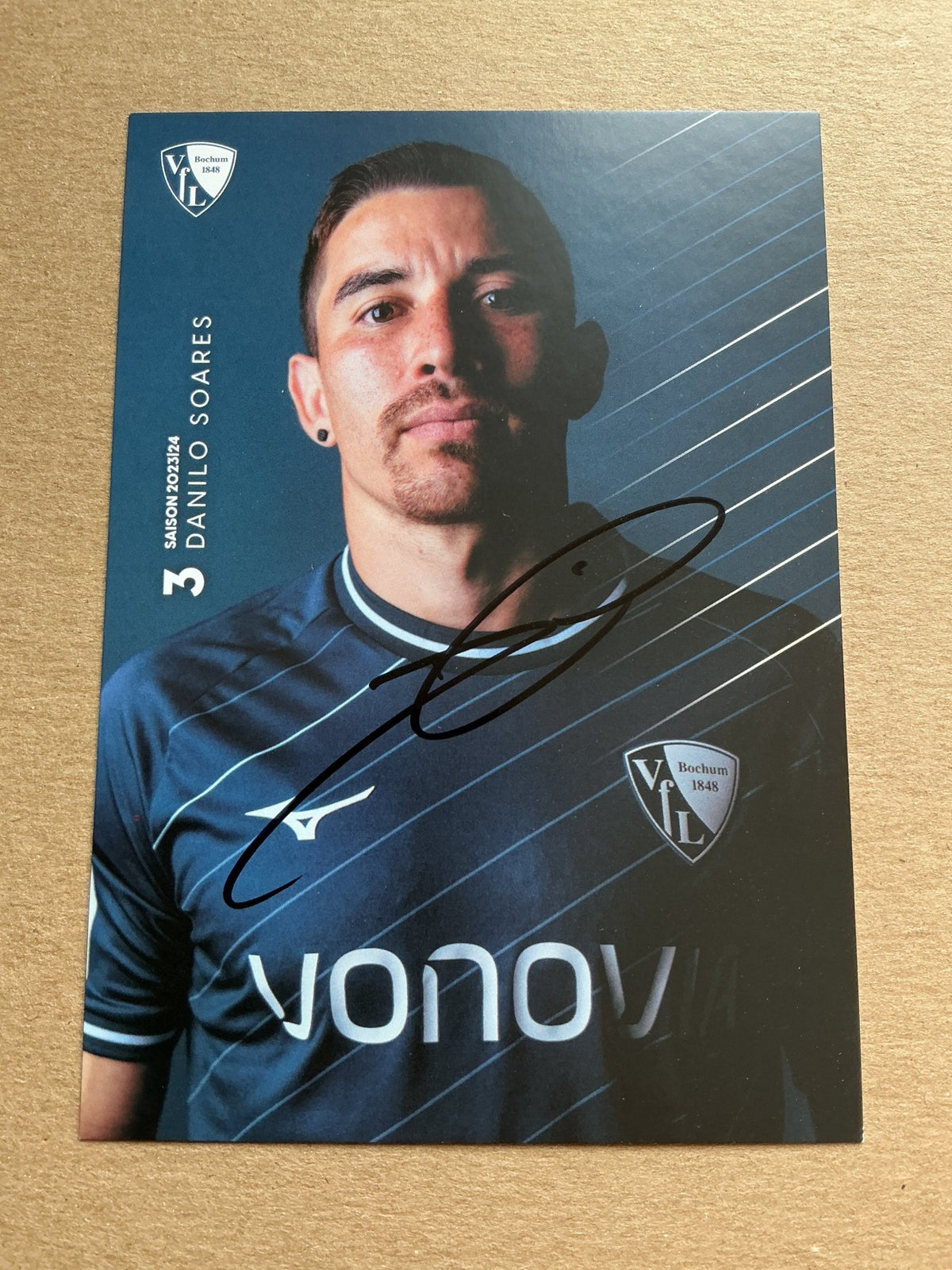 Danilo Soares, Brazil 🇧🇷 VfL Bochum 2023/24 hand signed - Autographs-World