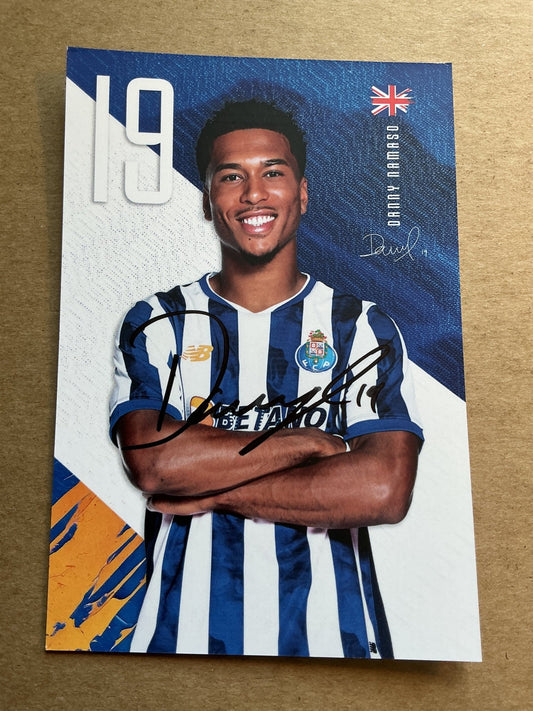 Danny Namaso, Cameroon 🇨🇲 FC Porto 2024/25 hand signed - Autographs-World