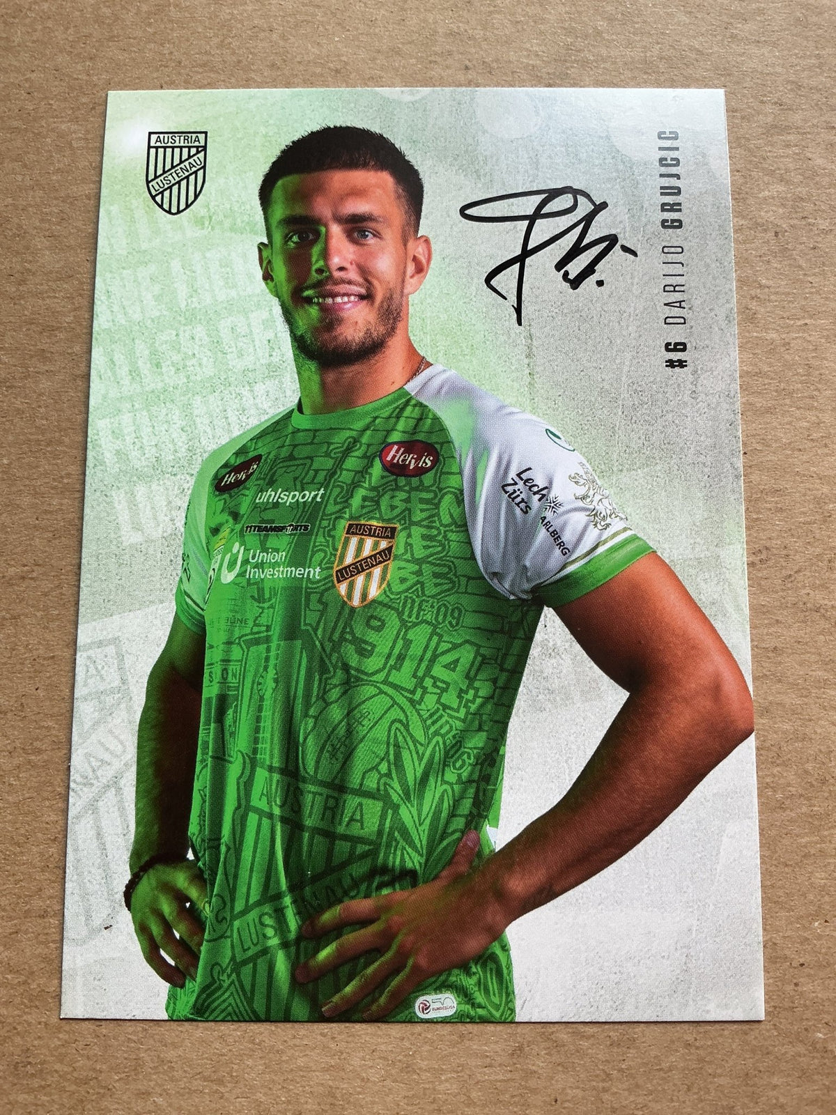 Darijo Grujic, Austria 🇦🇹 SC Austria Lustenau 2023/24 hand signed - Autographs-World
