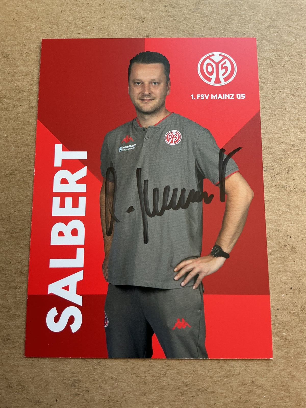 Darius Salbert, Germany 🇩🇪 FSV Mainz 05 2020/21 hand signed - Autographs-World