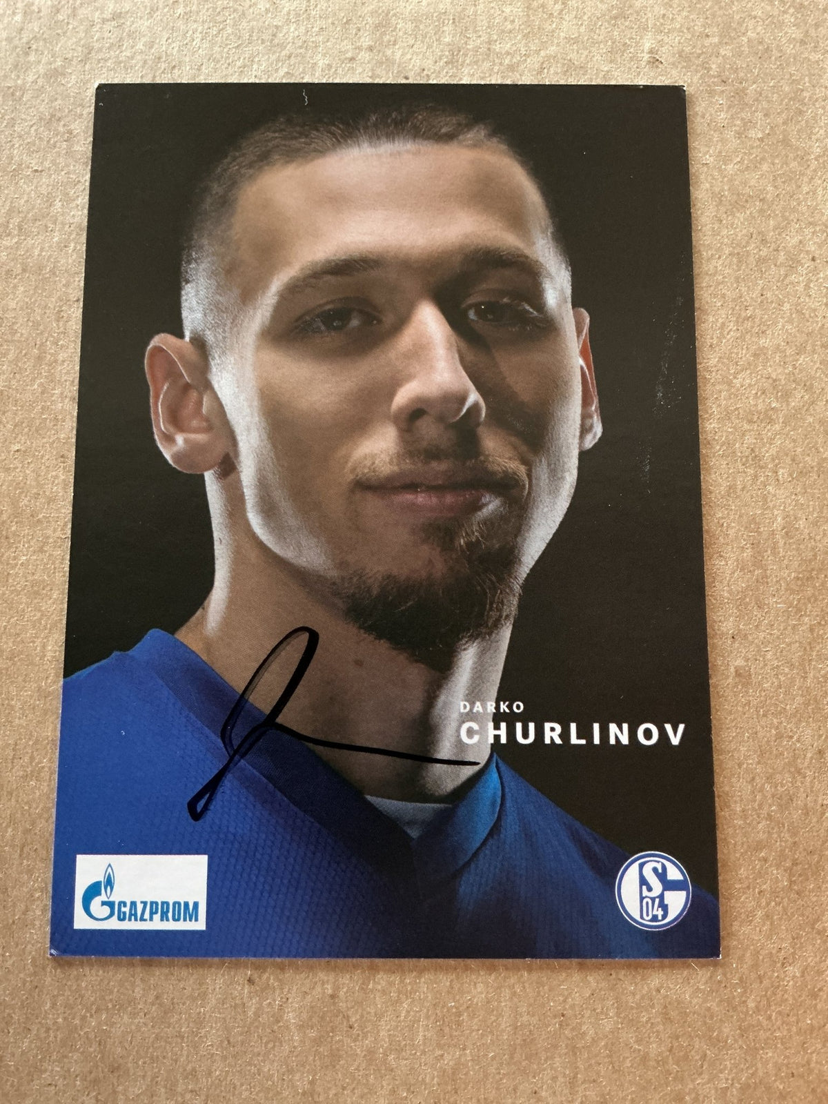 Darko Churlinov, North Macedonia 🇲🇰 FC Schalke 04 2021/22 hand signed - Autographs-World
