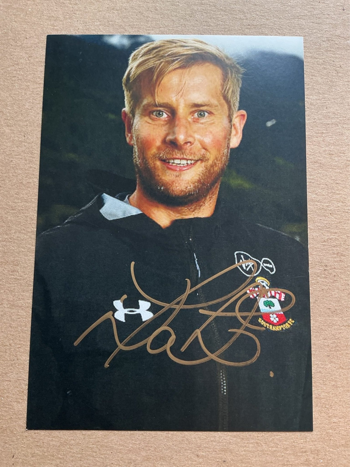Dave Watson, England 🏴󠁧󠁢󠁥󠁮󠁧󠁿 Southampton FC 2017/18 hand signed - Autographs-World