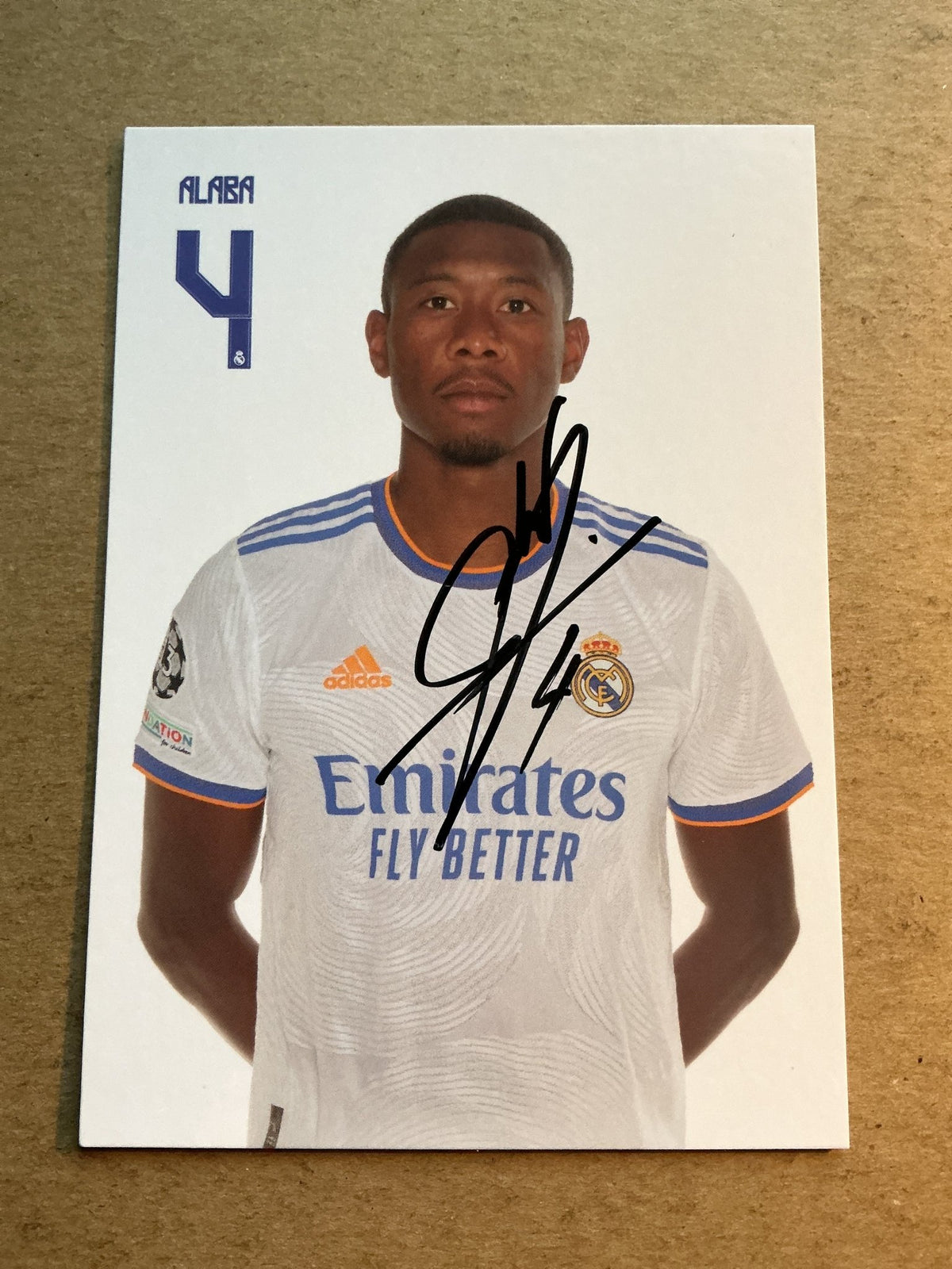 David Alaba, Austria 🇦🇹 Real Madrid 2021/22 hand signed - Autographs-World