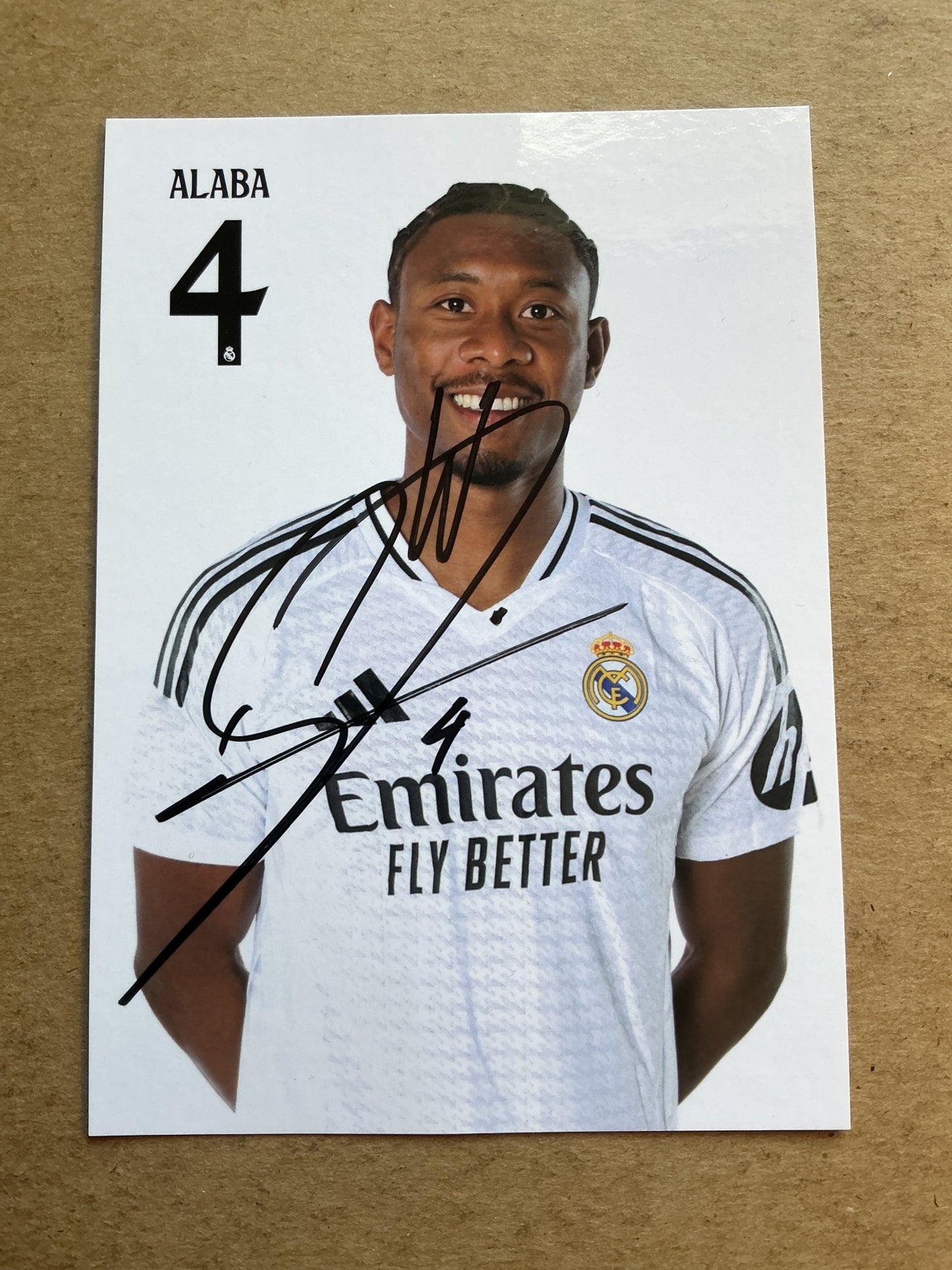 David Alaba, Austria 🇦🇹 Real Madrid 2024/25 hand signed - Autographs-World