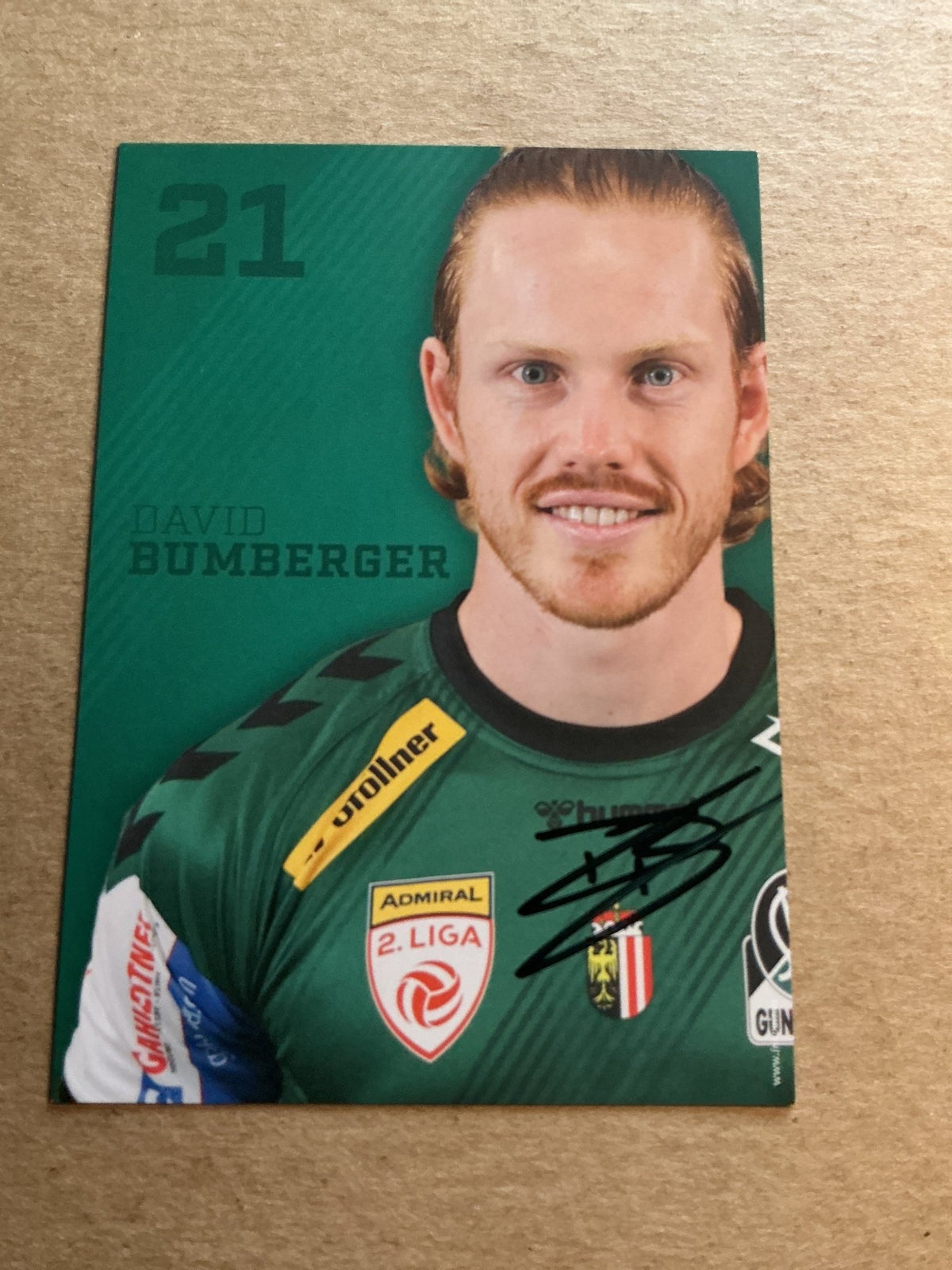 David Bumberger, Austria 🇦🇹 SV Ried 2024/25 hand signed - Autographs-World