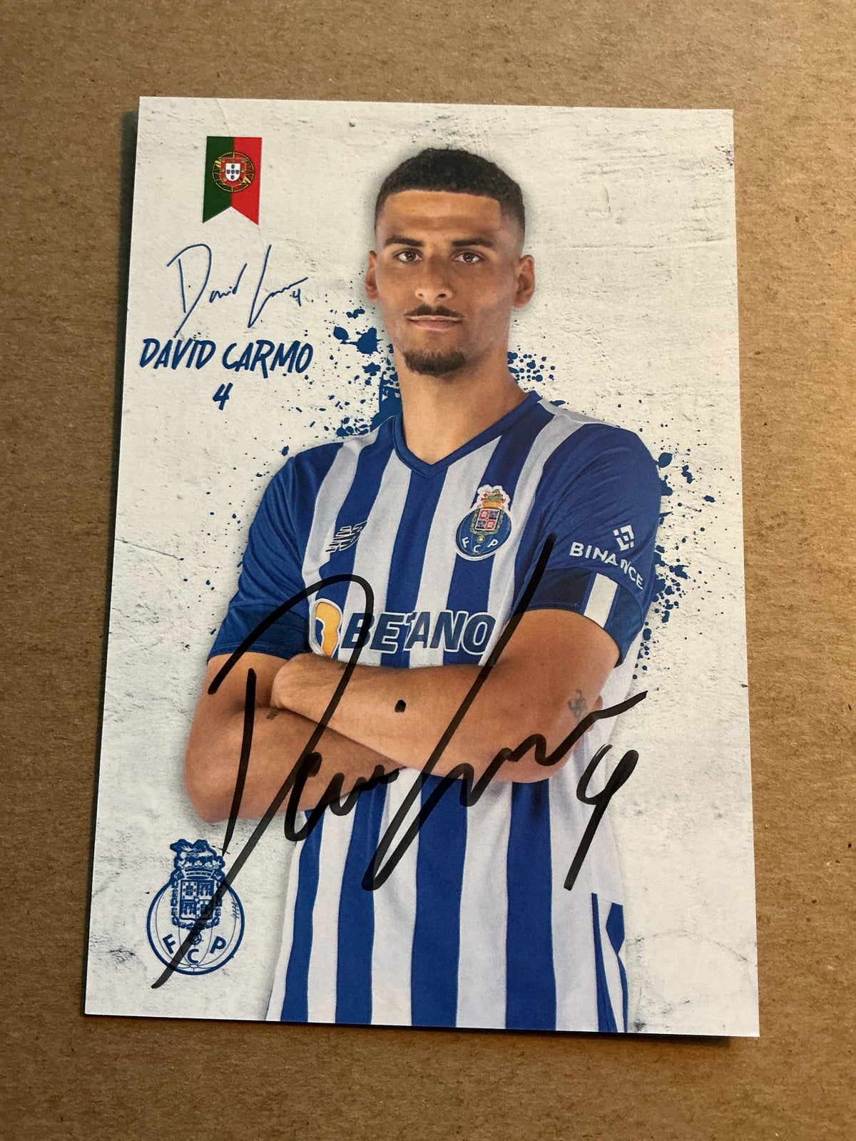 David Carmo, Portugal 🇵🇹 FC Porto 2022/23 hand signed - Autographs-World
