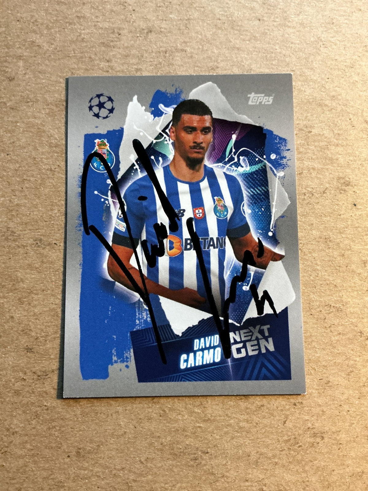David Carmo, Portugal 🇵🇹 FC Porto 2022/23 Topps hand signed - Autographs-World
