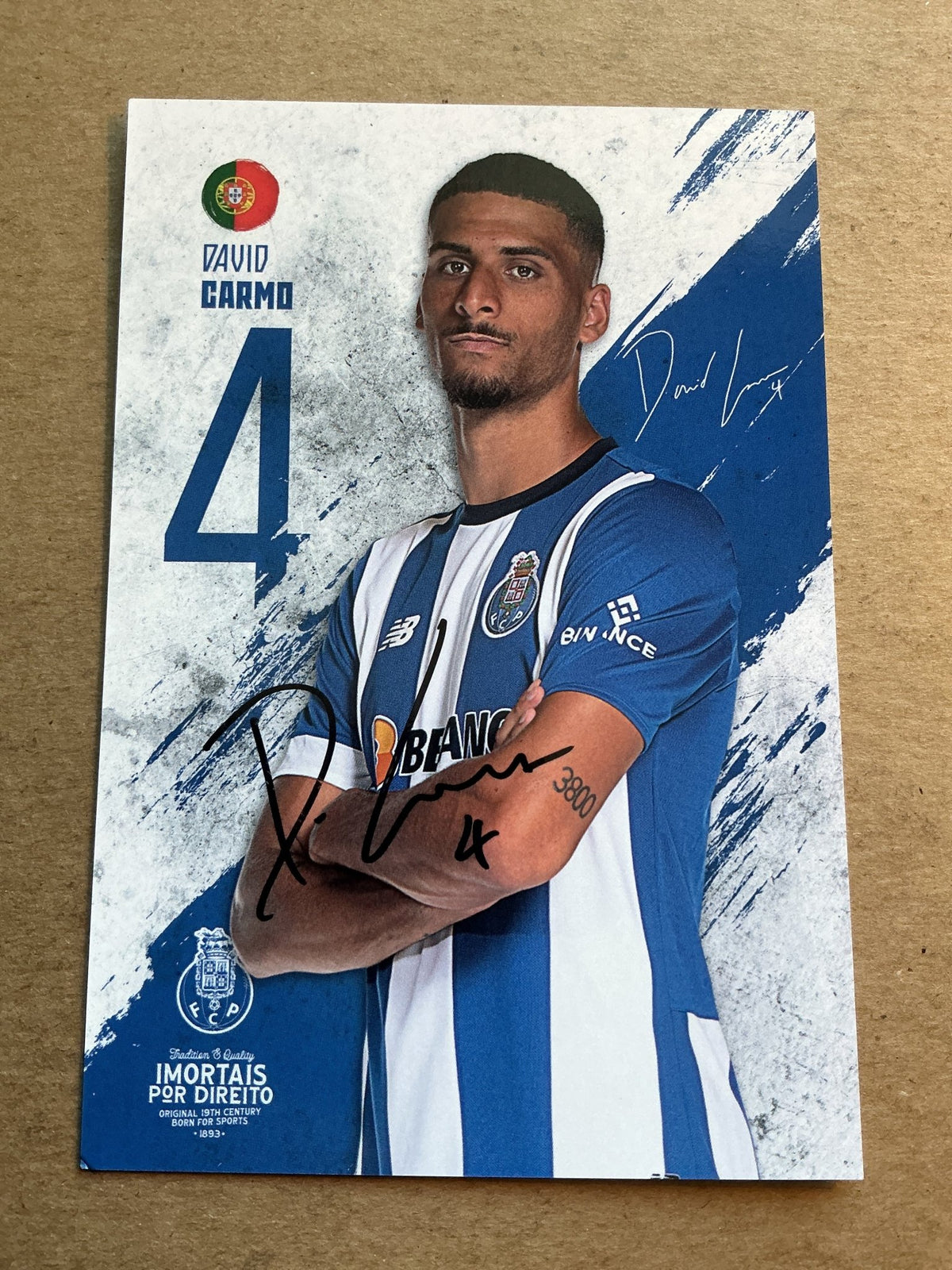 David Carmo, Portugal 🇵🇹 FC Porto 2023/24 hand signed - Autographs-World
