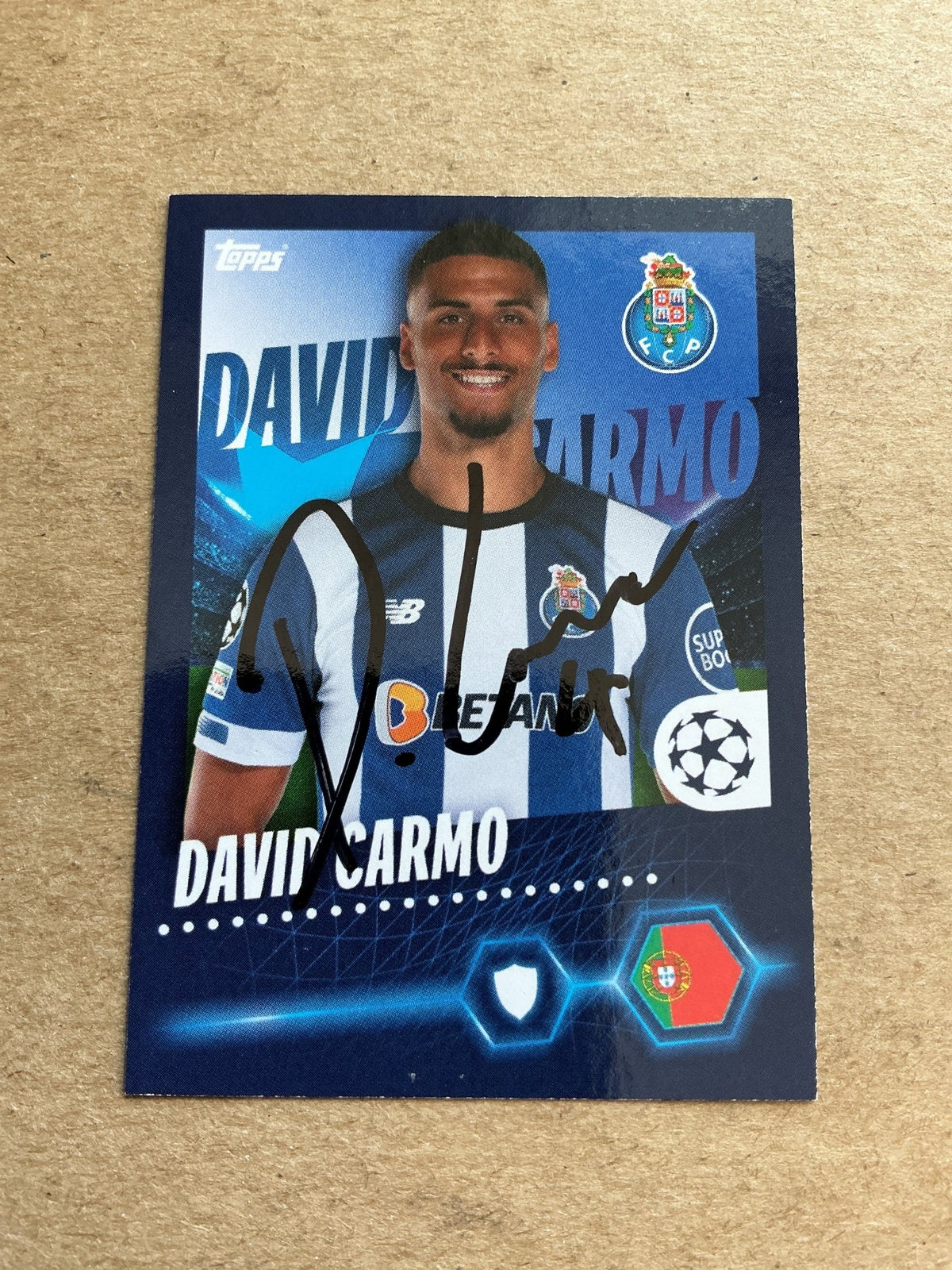 David Carmo, Portugal 🇵🇹 FC Porto 2023/24 Topps hand signed - Autographs-World