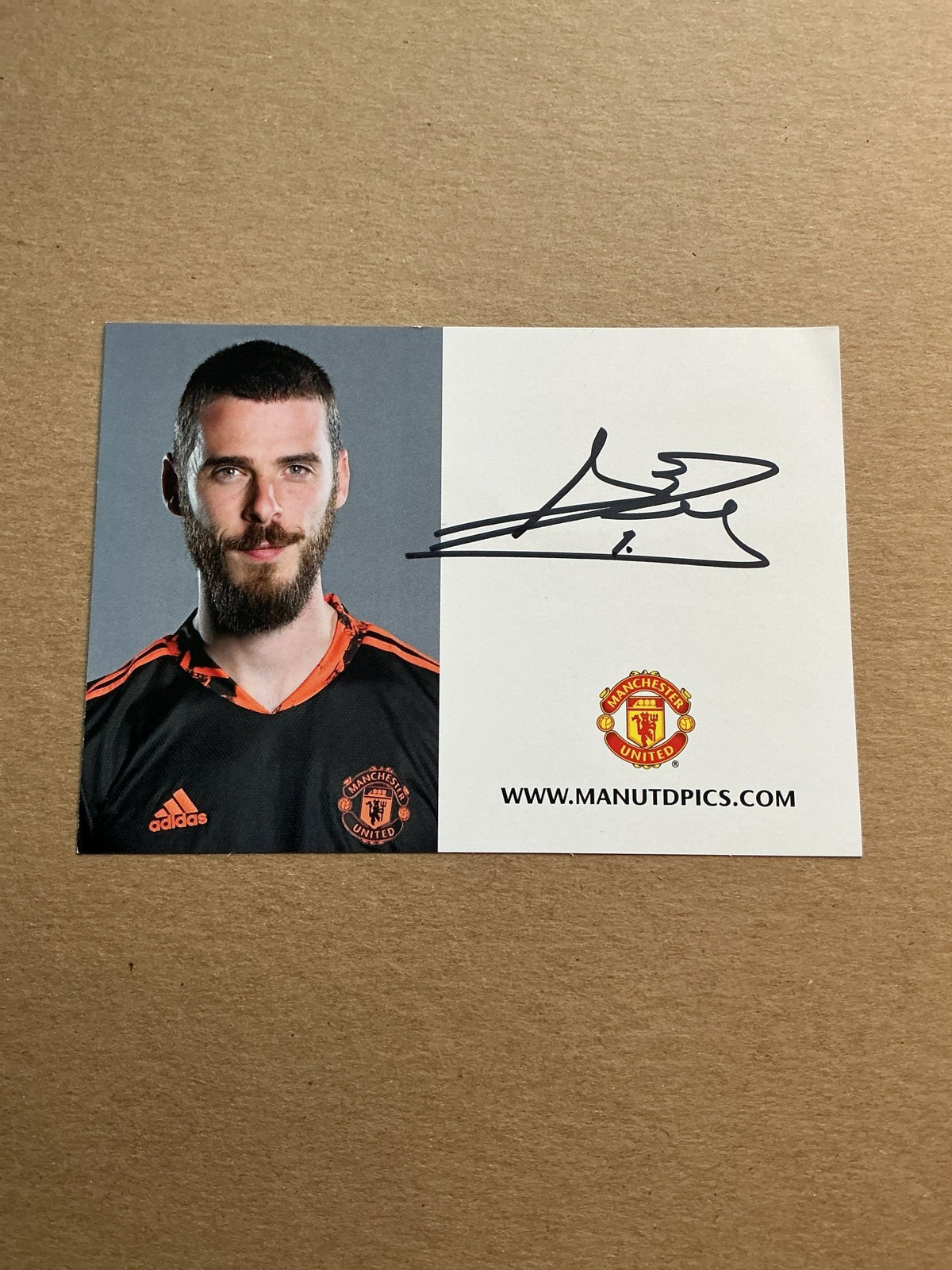 David de Gea, Spain 🇪🇸 Manchester United 2020/21 hand signed - Autographs-World
