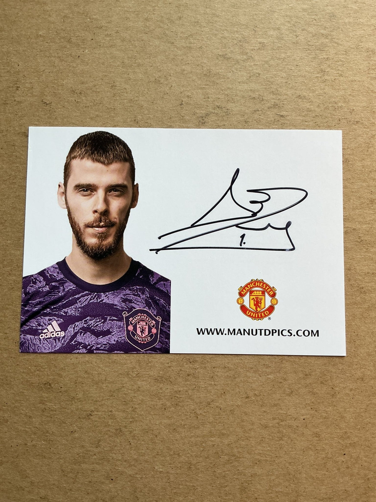 David de Gea, Spain 🇪🇸 Manchester United FC 2019/20 hand signed - Autographs-World