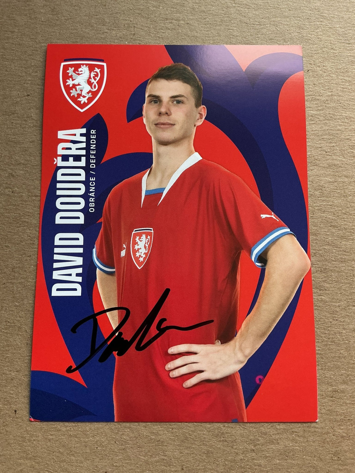 David Douděra, Czech Republic 🇨🇿 2023 Sparta Prague hand signed - Autographs-World