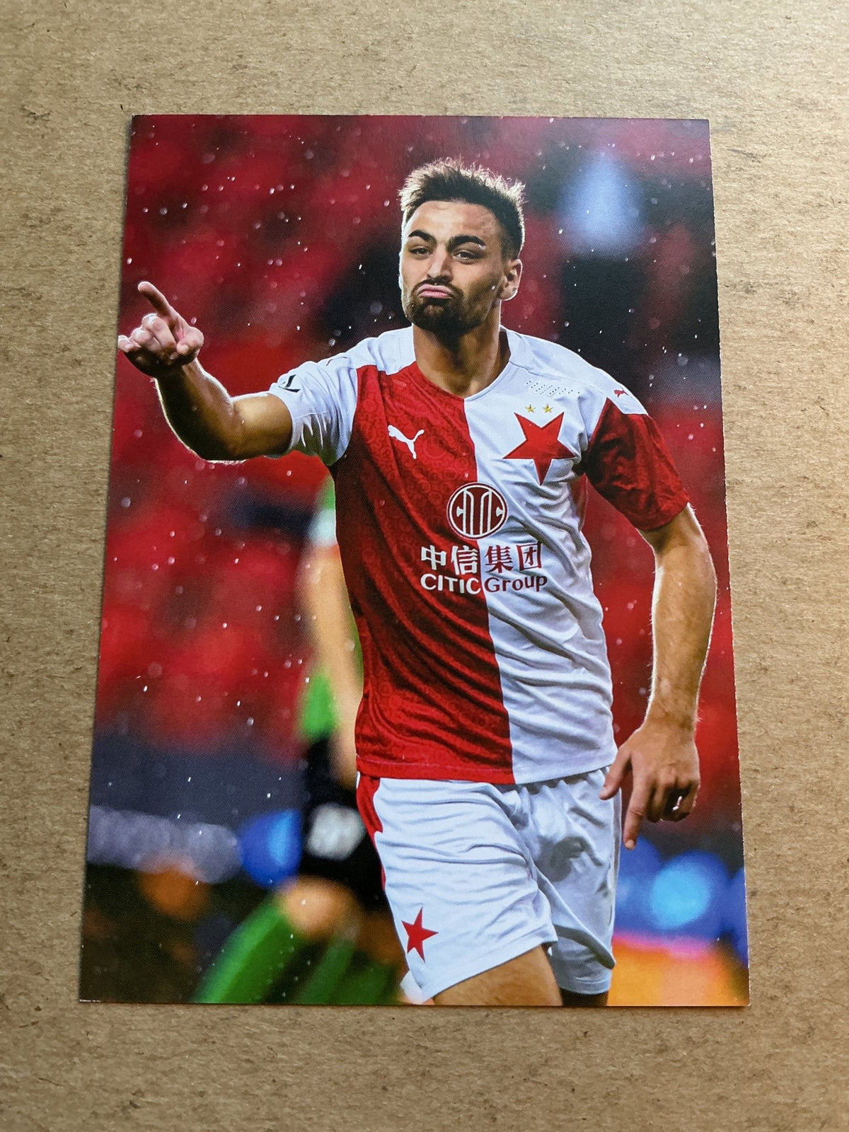 David Hovorka, Czech Republic 🇨🇿 SK Slavia Prague 2020/21 hand signed - Autographs-World