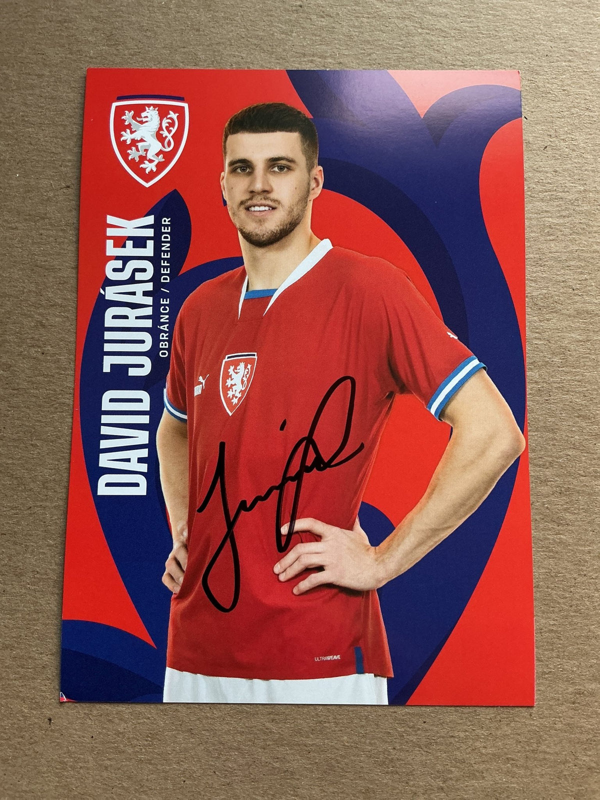 David Jurásek, Czech Republic 🇨🇿 2023 Benfica SL hand signed - Autographs-World