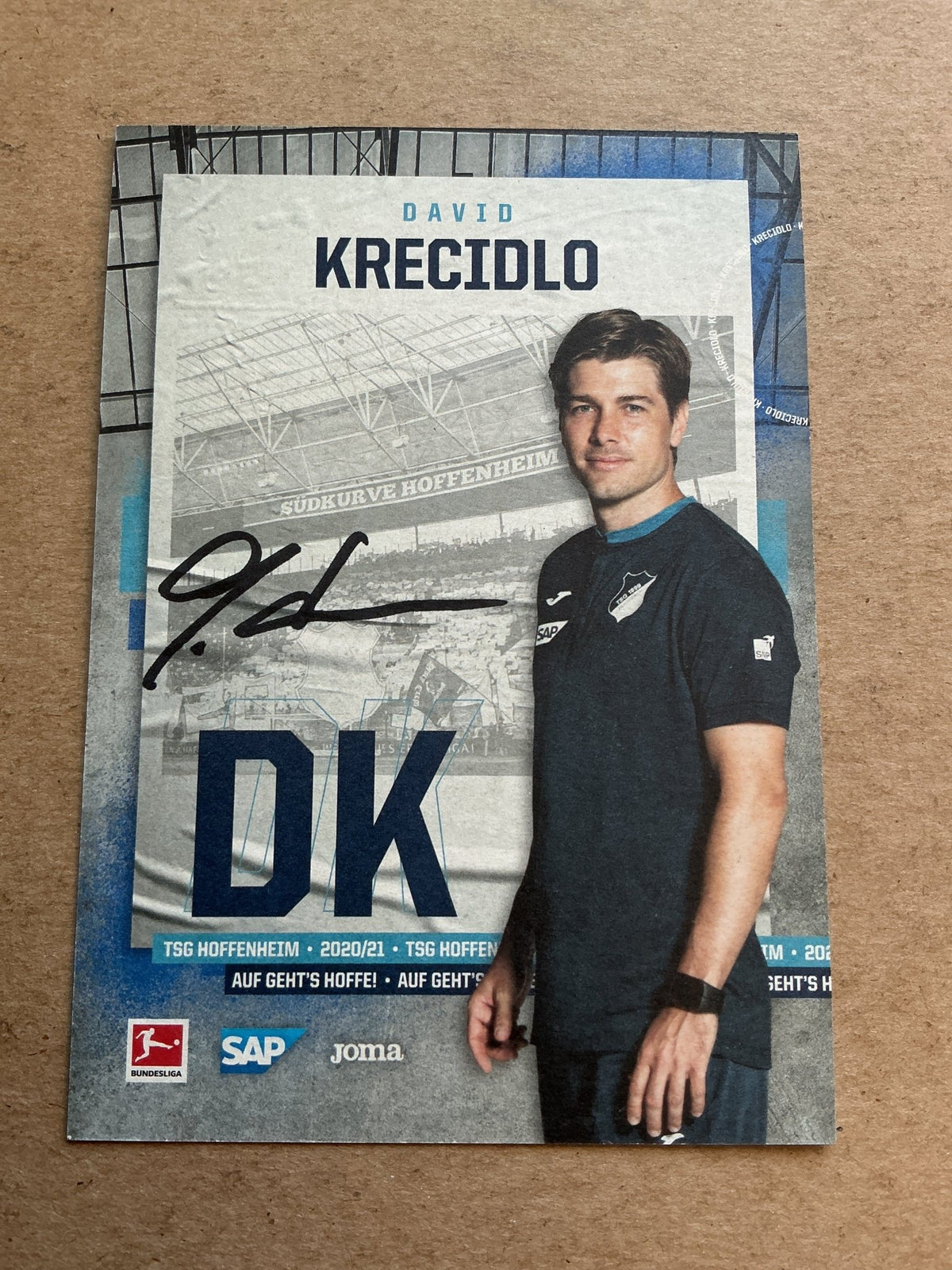 David Krecidlo, Germany 🇩🇪 TSG 1899 Hoffenheim 2020/21 hand signed - Autographs-World