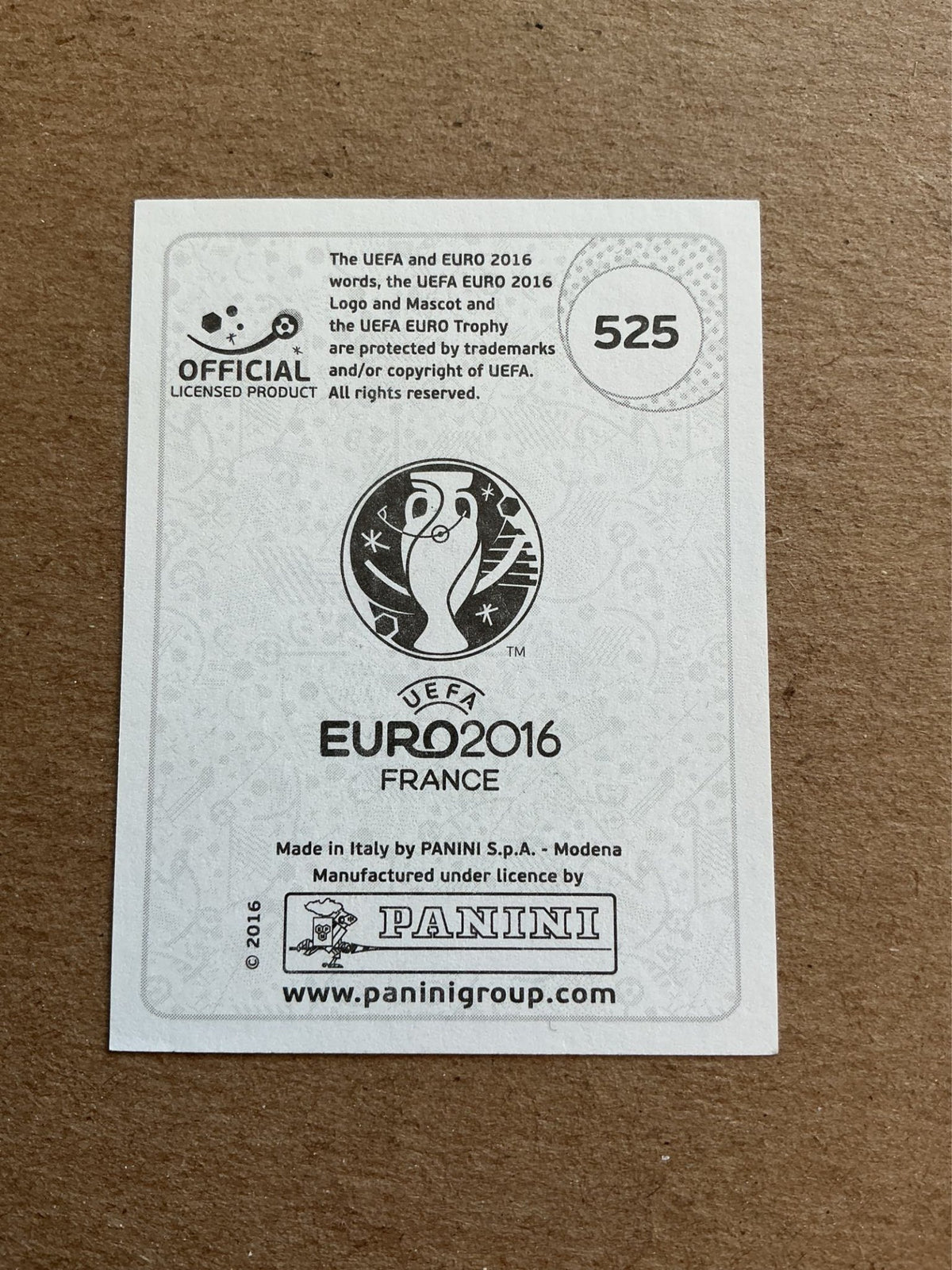 David Meyler, Ireland 🇮🇪 UEFA Euro 2016 Panini hand signed - Autographs-World