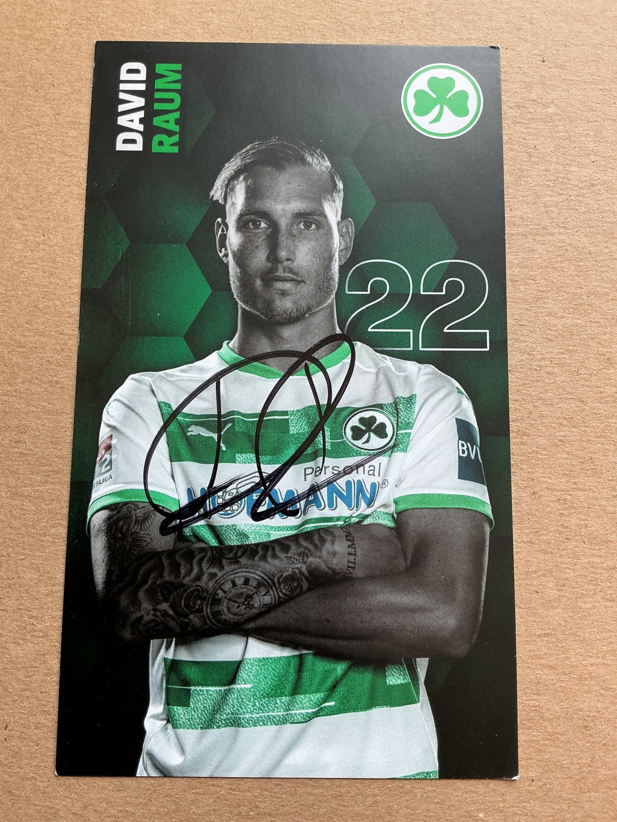 David Raum, Germany 🇩🇪 SpVgg Greuther Fürth 2020/21 hand signed - Autographs-World