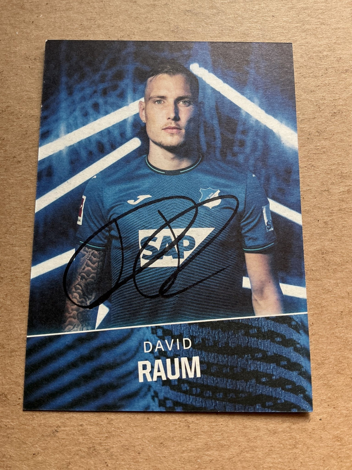 David Raum, Germany 🇩🇪 TSG 1899 Hoffenheim 2021/22 hand signed - Autographs-World