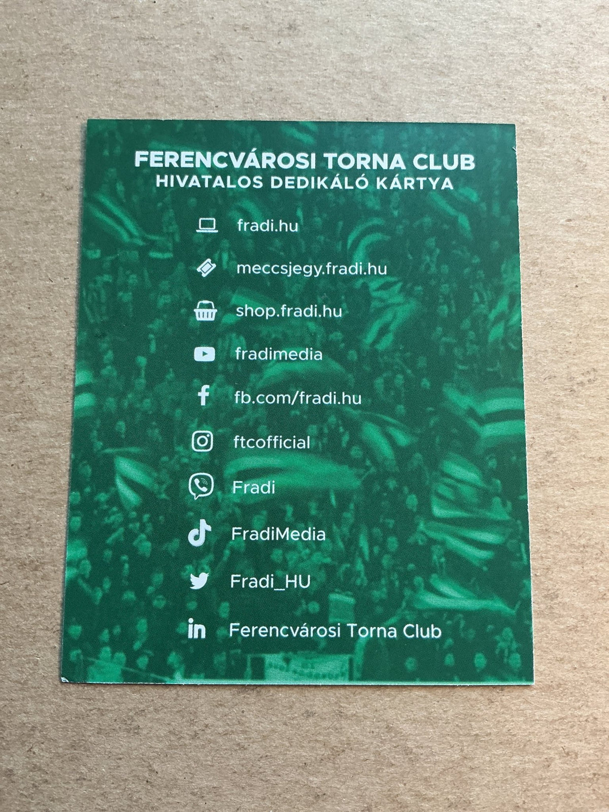 Dávid Sigér, Hungary 🇭🇺 Ferencváros 2022/23 hand signed - Autographs-World