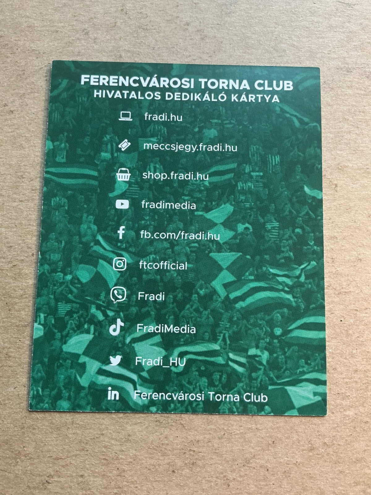 Dávid Sigér, Hungary 🇭🇺 Ferencvaros TC 2021/22 hand signed - Autographs-World
