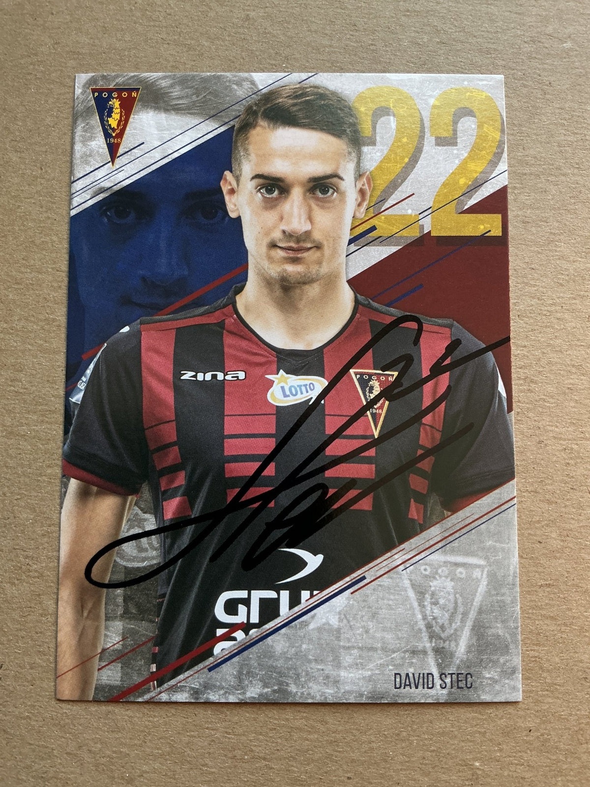 David Stec, Austria 🇦🇹 Pogon Szczecin 2019/20 hand signed - Autographs-World