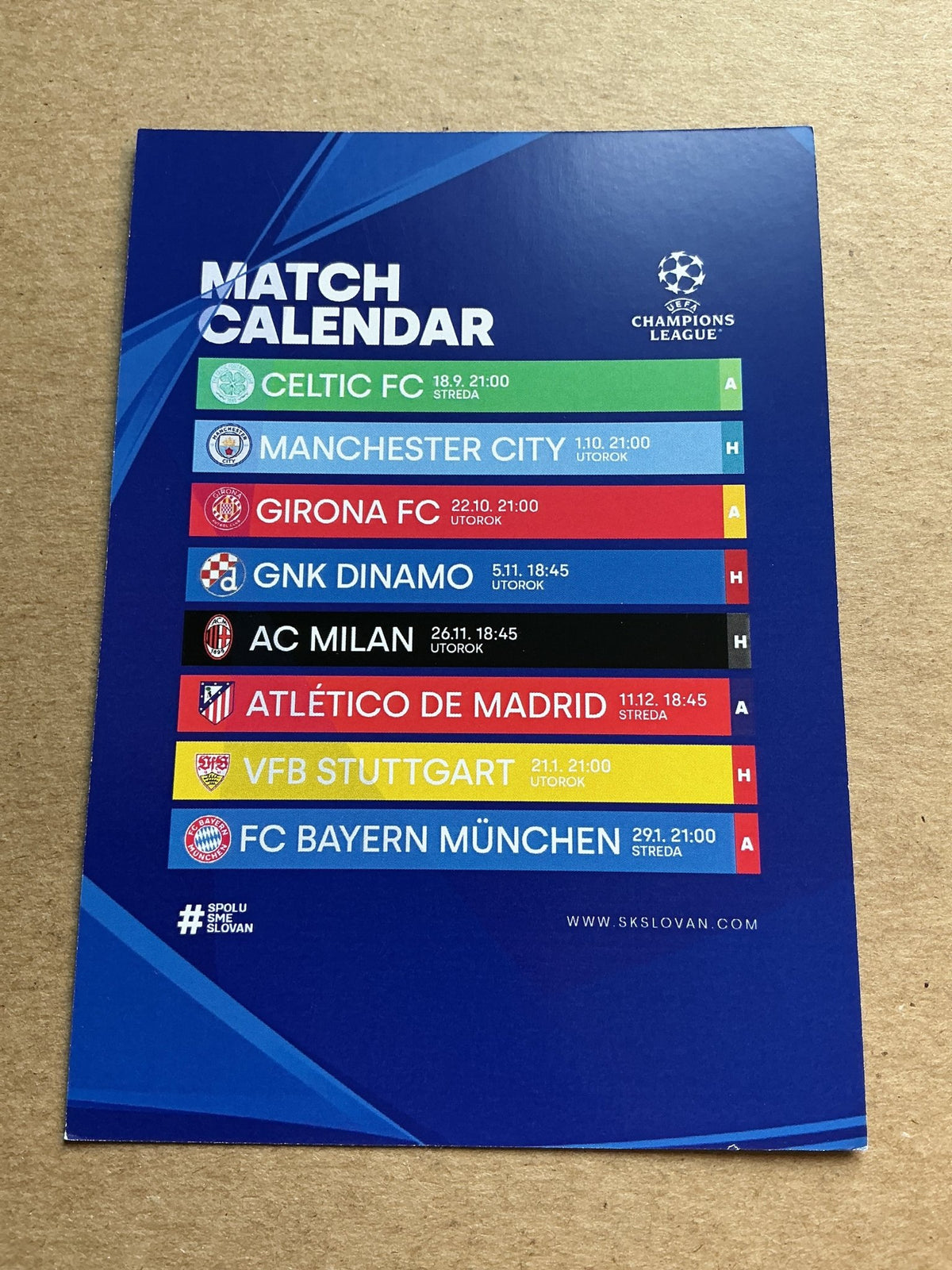 David Strelec, Slovakia 🇸🇰 SK Slovan Bratislava 2024/25 hand signed - Autographs-World