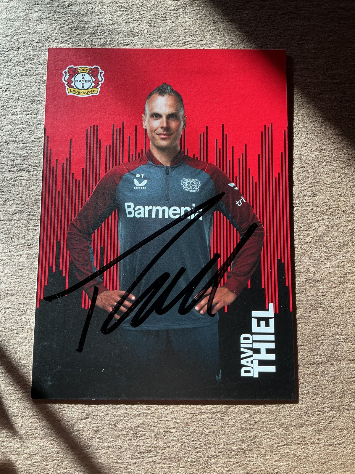 David Thiel, Germany 🇩🇪 Bayer 04 Leverkusen 2022/23 hand signed - Autographs-World