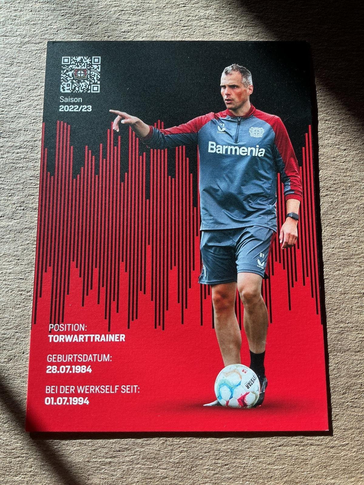David Thiel, Germany 🇩🇪 Bayer 04 Leverkusen 2022/23 hand signed - Autographs-World
