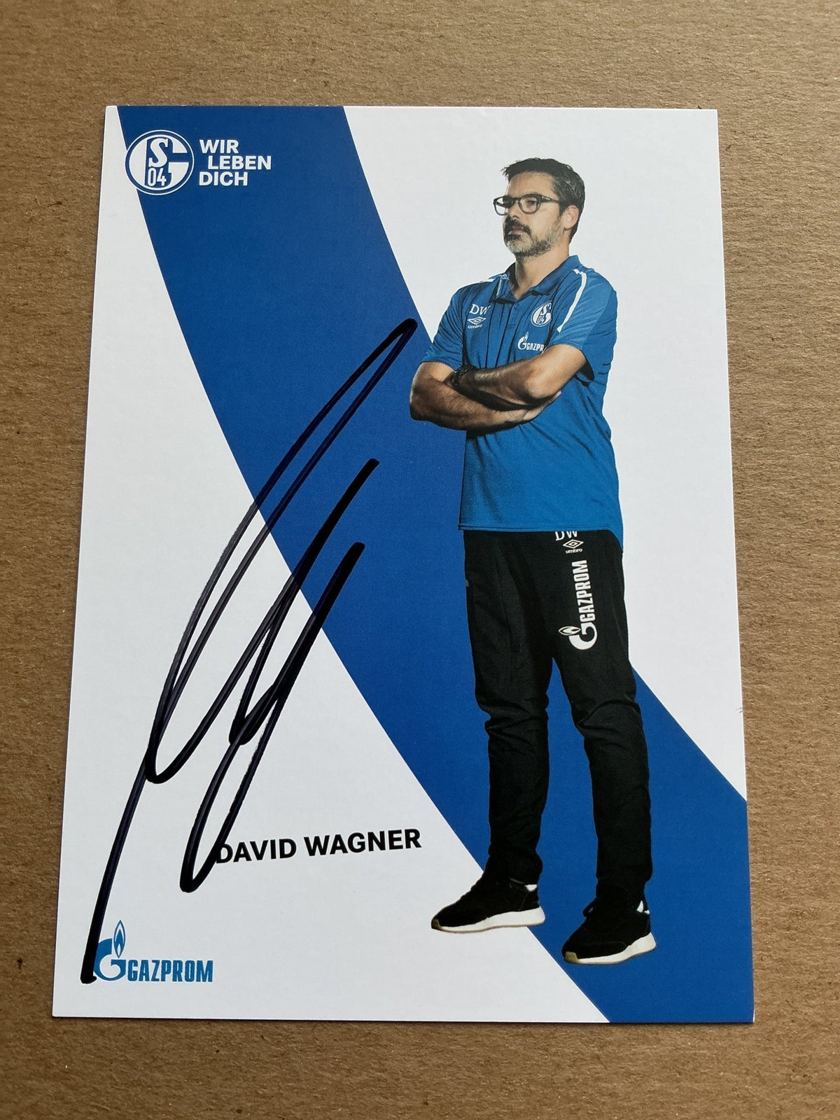 David Wagner, USA 🇺🇸 FC Schalke 04 2019/20 hand signed - Autographs-World