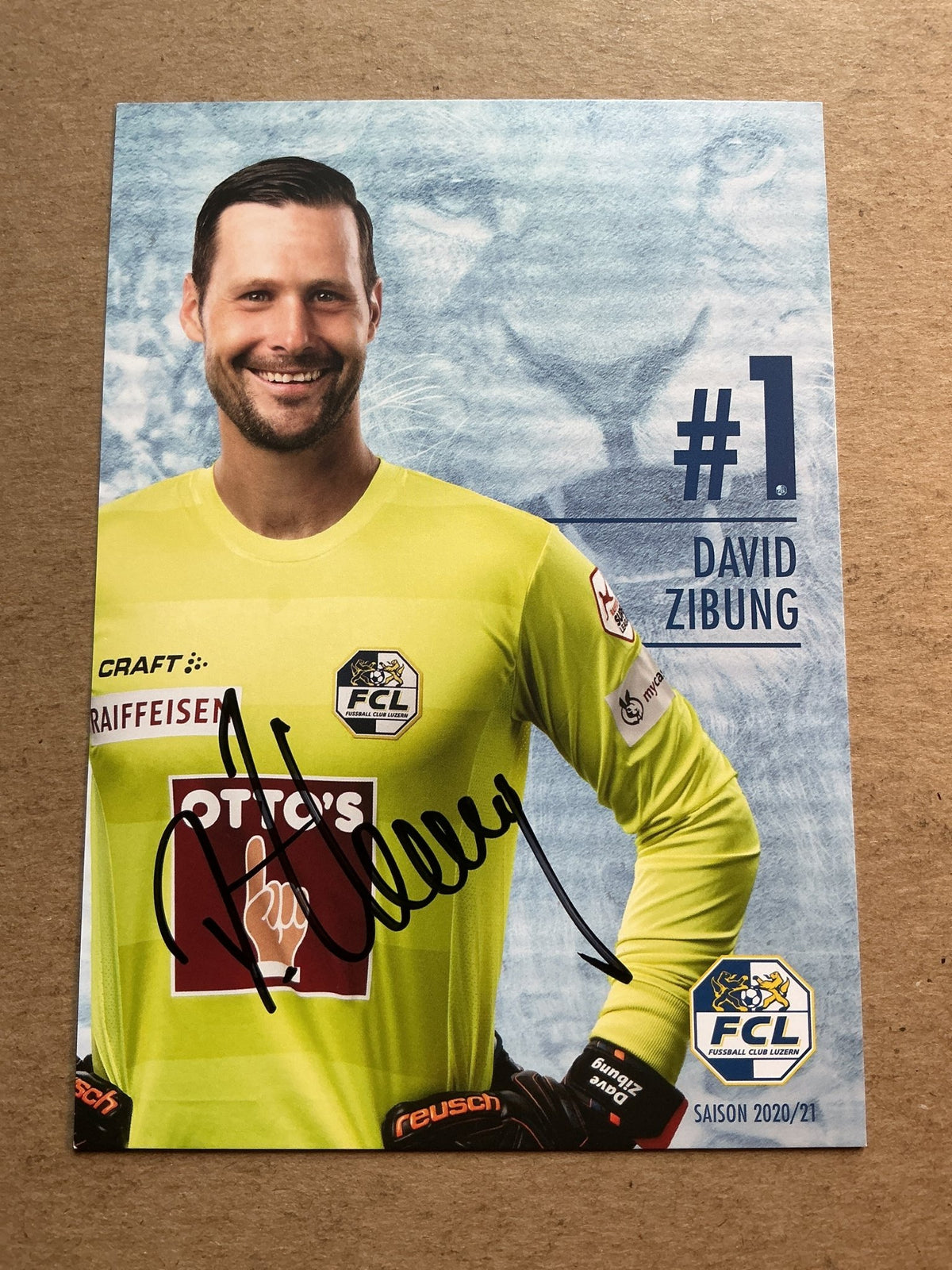 David Zibung, Switzerland 🇨🇭 FC Luzern 2020/21 hand signed - Autographs-World