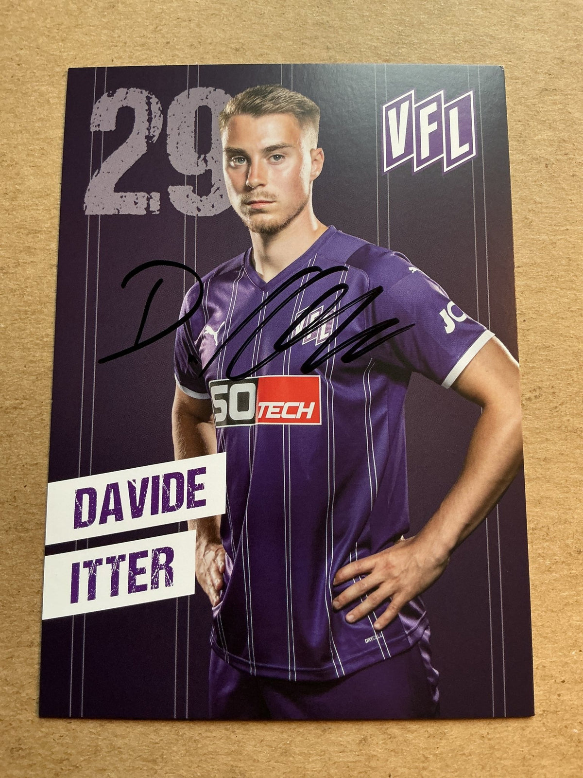 Davide Itter, Germany 🇩🇪 VfL Osnabrück 2021/22 hand signed - Autographs-World