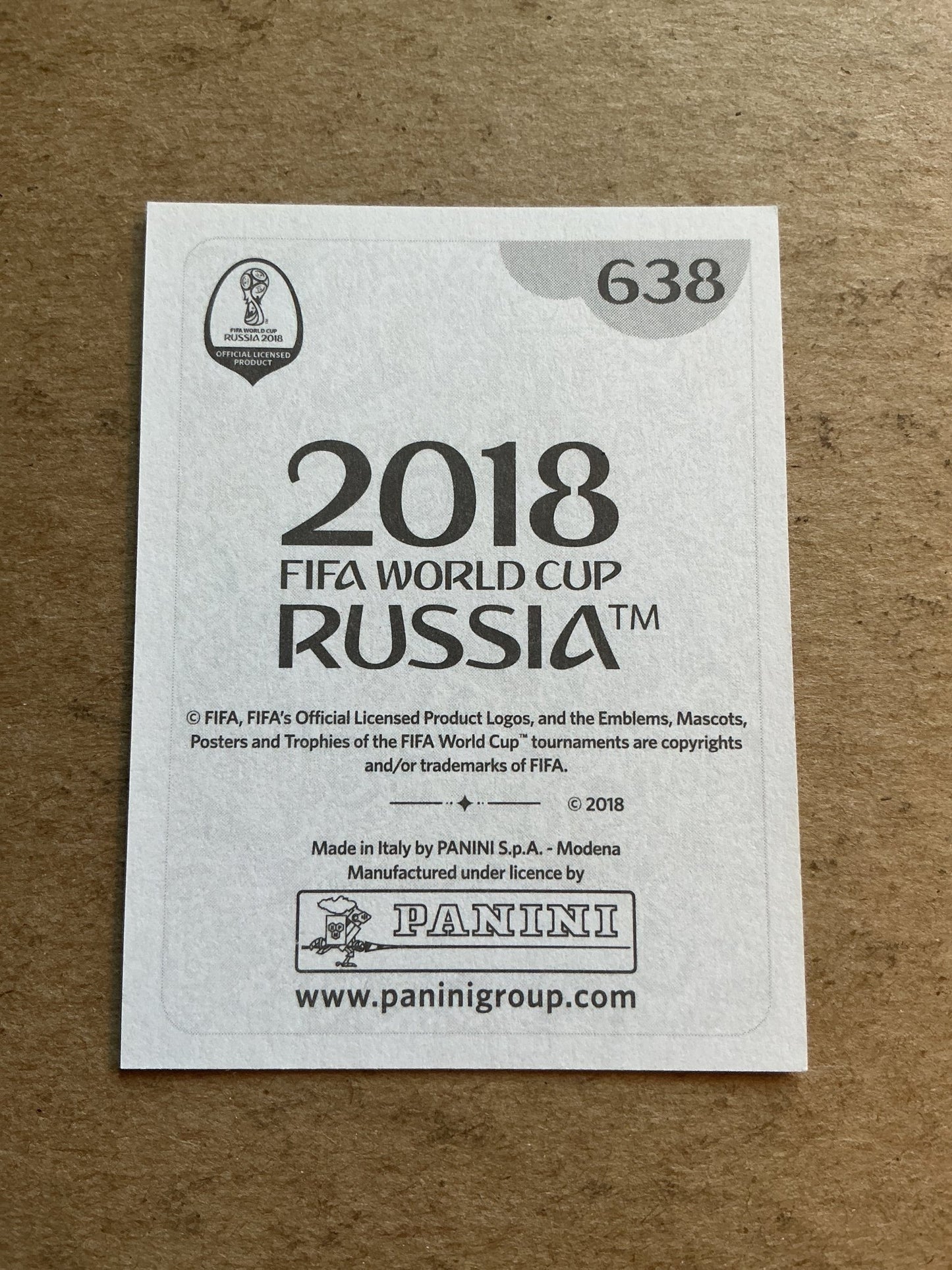 Davinson Sánchez, Colombia 🇨🇴 FIFA World Cup 2018 Panini hand signed - Autographs-World
