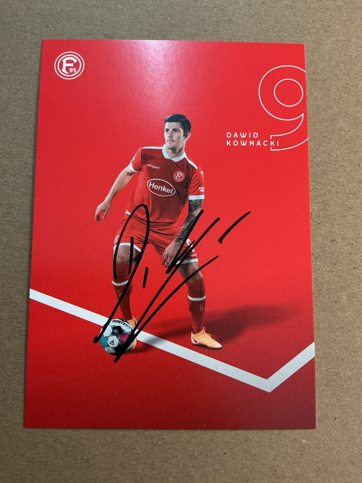 Dawid Kownacki, Poland 🇵🇱 Fortuna Düsseldorf 2020/21 hand signed - Autographs-World